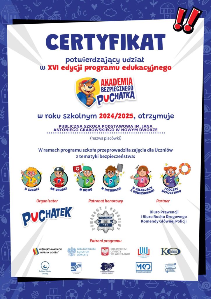 „Akademia Bezpiecznego Puchatka”