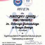 Ogólnopolski projekt edukacyjny „Zainwestuj w zdrowie”