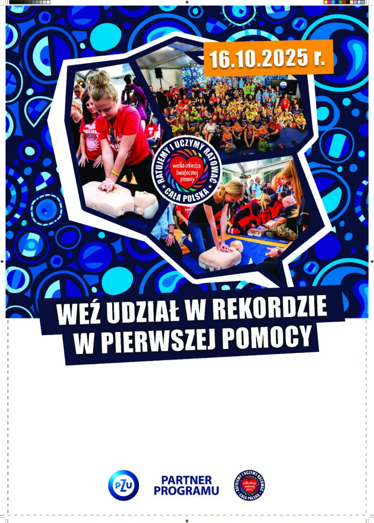 Udział w biciu rekordu w jednoczesnym udzielaniu pierwszej pomocy