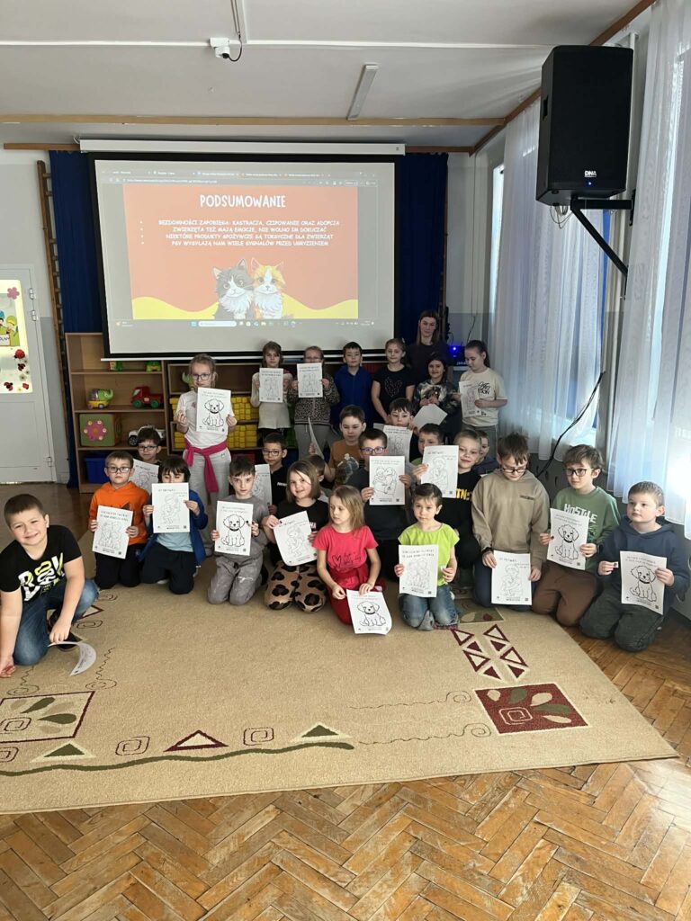 Spotkaniem z wolontariuszem ze schroniska.